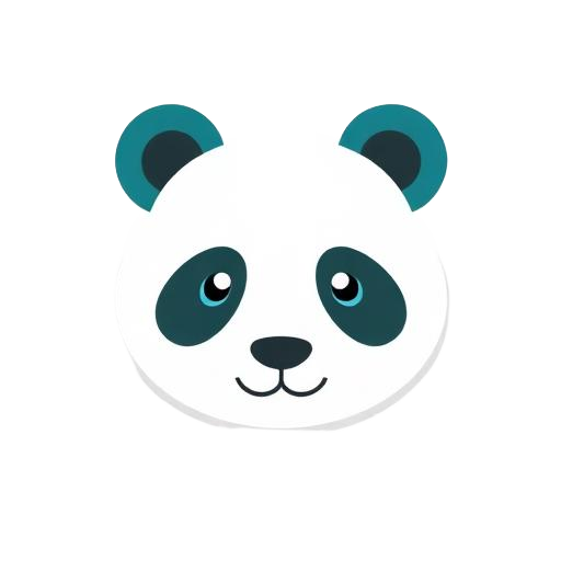 NeuroPanda panda face logo